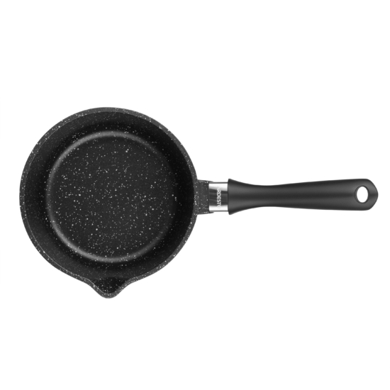 Ківш зі скляною кришкою ARDESTO Gemini Anzio, 1.2л, алюміній, чорний