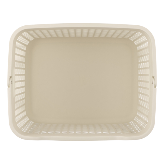 ARDESTO Laundry basket 38×29.5x33cm, 26l, plastic PP, beige