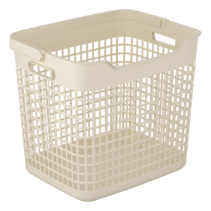 Laundry basket ARDESTO 38×29.5x33cm, 26l, plastic PP, beige