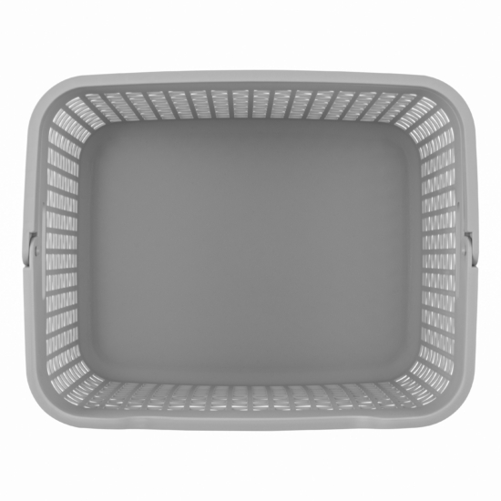 ARDESTO Laundry basket 38×29.5x33cm, 26l, plastic PP, grey