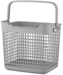 ARDESTO Laundry basket 38×29.5x33cm, 26l, plastic PP, grey