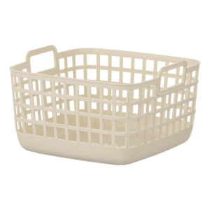 Storage basket ARDESTO 20.6x20x12.4cm, 3l, plastic PP, beige