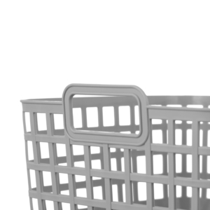 Storage basket ARDESTO 20.6x20x12.4cm, 3l, plastic PP, grey