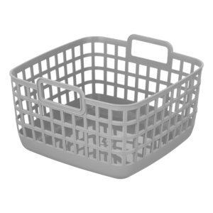 Storage basket ARDESTO 20.6x20x12.4cm, 3l, plastic PP, grey
