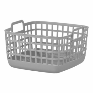 Storage basket ARDESTO 20.6x20x12.4cm, 3l, plastic PP, grey
