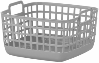 Кошик для зберігання ARDESTO 20.6x20x12.4см, 3л, пластик PP, cірий