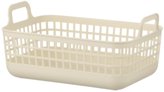 Кошик для зберігання ARDESTO 33x22x16.3см, 7л, пластик PP, бежевий