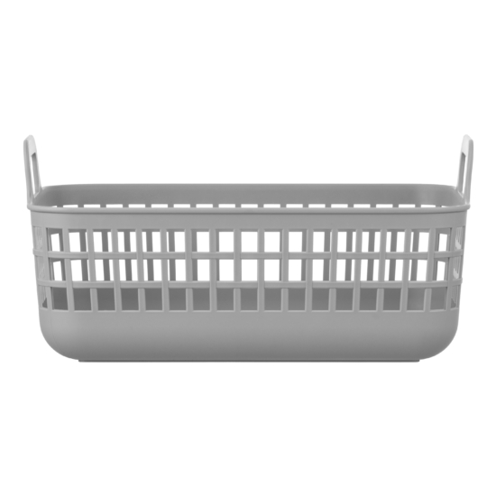 Storage basket ARDESTO 33x22x16.3cm, 7l, plastic PP, grey