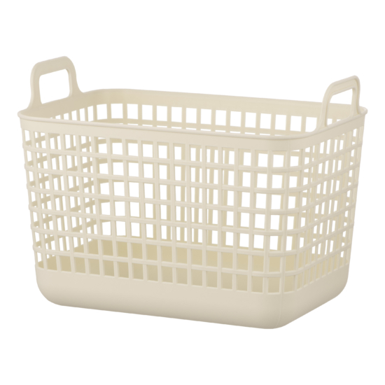 Кошик для зберігання ARDESTO 33×22.5×25.2см, 12.5л, пластик PP, бежевий