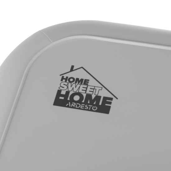 Кошик для зберігання ARDESTO 33×22.5×25.2см, 12.5л, пластик PP, cірий