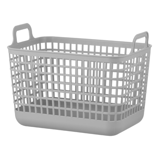 Кошик для зберігання ARDESTO 33×22.5×25.2см, 12.5л, пластик PP, cірий