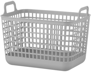 Кошик для зберігання ARDESTO 33×22.5×25.2см, 12.5л, пластик PP, cірий