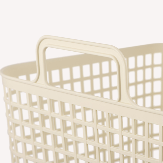 Кошик для зберігання ARDESTO 39x37x34.5см, 34л, пластик PP, бежевий