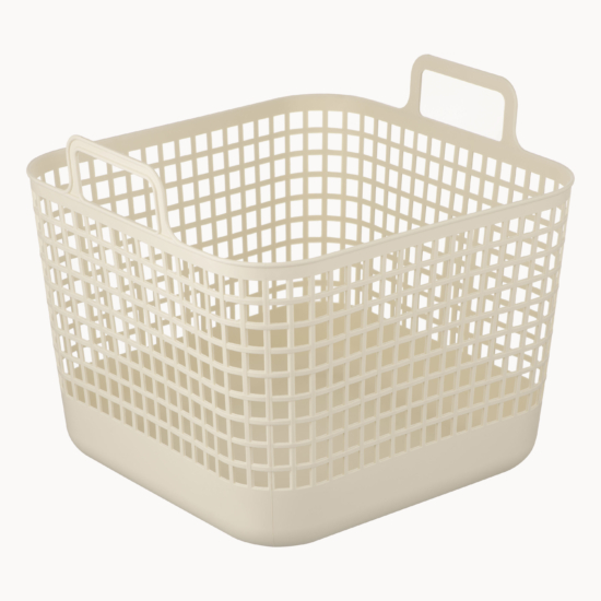 Кошик для зберігання ARDESTO 39x37x34.5см, 34л, пластик PP, бежевий