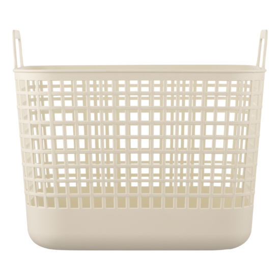 Кошик для зберігання ARDESTO 39x37x34.5см, 34л, пластик PP, бежевий