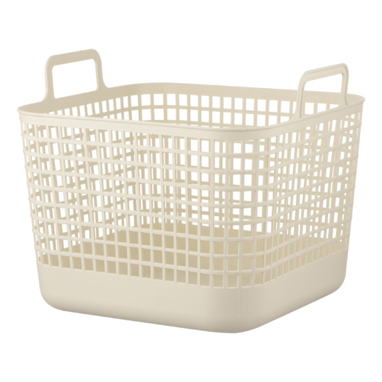 Кошик для зберігання ARDESTO 39x37x34.5см, 34л, пластик PP, бежевий