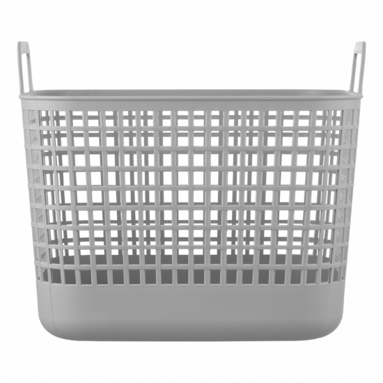 Storage basket ARDESTO 39x37x34.5cm, 34l, plastic PP, grey