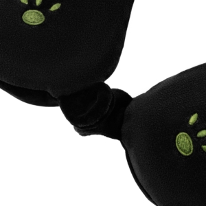 Neck pillow ARDESTO Travel Black Cat 30х30cm, polyurethane foam, black