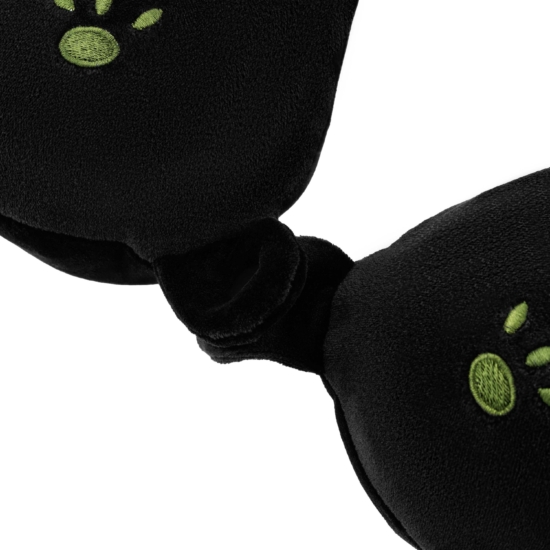 Neck pillow ARDESTO Travel Black Cat 30х30cm, polyurethane foam, black