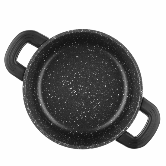 Набір посуду ARDESTO Gemini Anzio, 6 предметів, алюміній, чорний