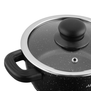 Cookware set ARDESTO Gemini Anzio, 6 pcs, aluminum, black