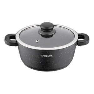 Cookware set ARDESTO Gemini Anzio, 6 pcs, aluminum, black