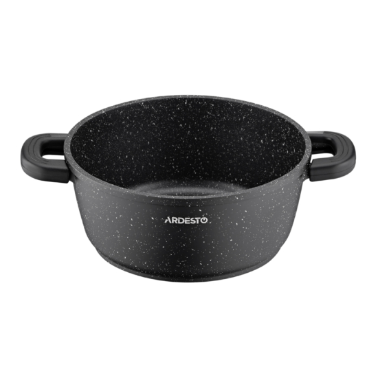 Набір посуду ARDESTO Gemini Anzio, 6 предметів, алюміній, чорний