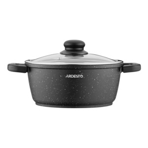 Cookware set ARDESTO Gemini Anzio, 6 pcs, aluminum, black