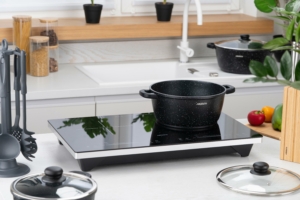 Cookware set ARDESTO Gemini Anzio, 6 pcs, aluminum, black