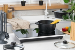 Cookware set ARDESTO Gemini Anzio, 6 pcs, aluminum, black