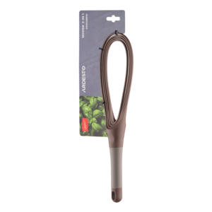 Whisk 2 in 1 ARDESTO Gemini 29cm, plastic, brown