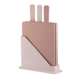 Cutting board set on stand ARDESTO Fresh, 3 pcs, 24.1х33х7.9cm, plastic