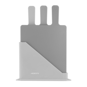 Cutting board set on stand ARDESTO Fresh, 3 pcs, 24.1х33х7.9cm, plastic