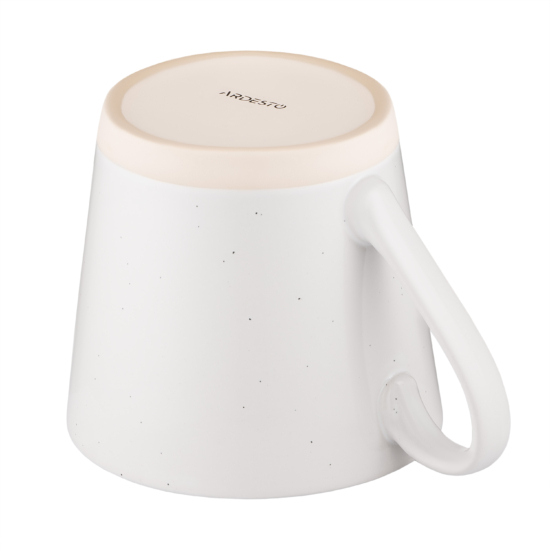 Mug ARDESTO Good Morning, 370ml, ceramics, white