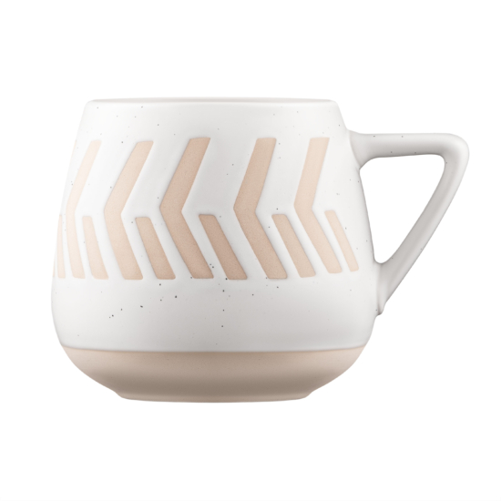 Чашка ARDESTO Auro, 440мл, керамика, белый