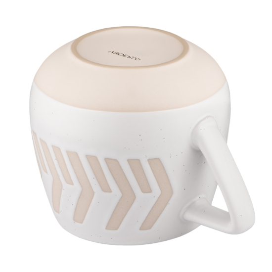 Чашка ARDESTO Auro, 440мл, керамика, белый