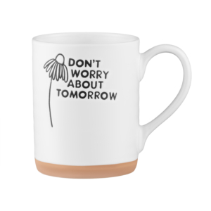 Mug ARDESTO Don’t worry, 535ml, ceramics, white