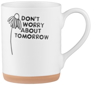 Чашка ARDESTO Don’t worry, 535мл, керамика, белый
