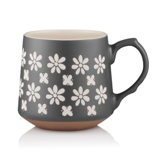 Mug ARDESTO Ilda, 500ml, ceramics, gray
