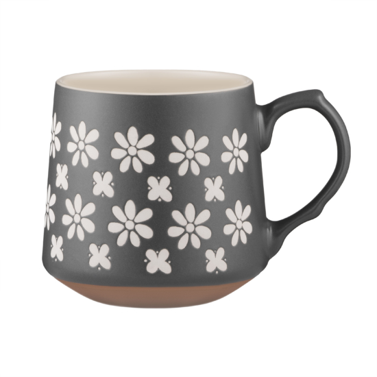 Mug ARDESTO Ilda, 500ml, ceramics, gray
