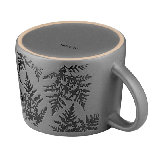 Mug ARDESTO Remo, 400ml, ceramics, gray