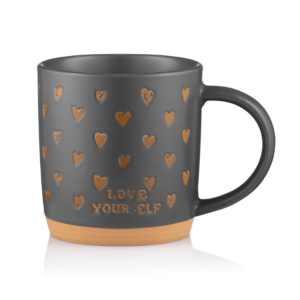 Чашка ARDESTO Alda, 365мл, керамика, серый