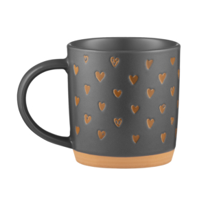 Чашка ARDESTO Alda, 365мл, керамика, серый