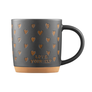 Чашка ARDESTO Alda, 365мл, керамика, серый