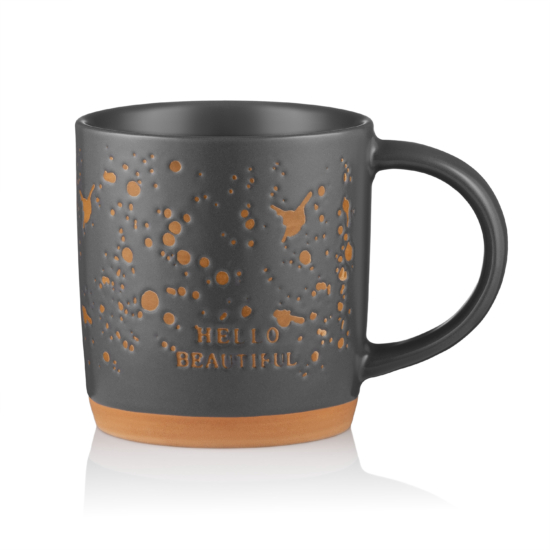 Mug ARDESTO Alda, 365ml, ceramics, gray
