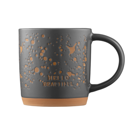 Mug ARDESTO Alda, 365ml, ceramics, gray