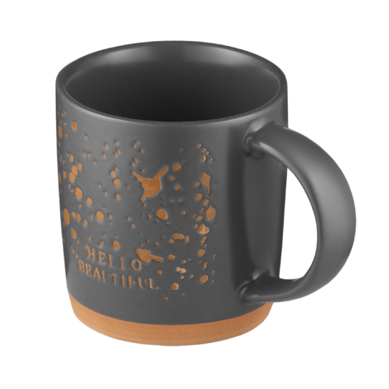 Mug ARDESTO Alda, 365ml, ceramics, gray