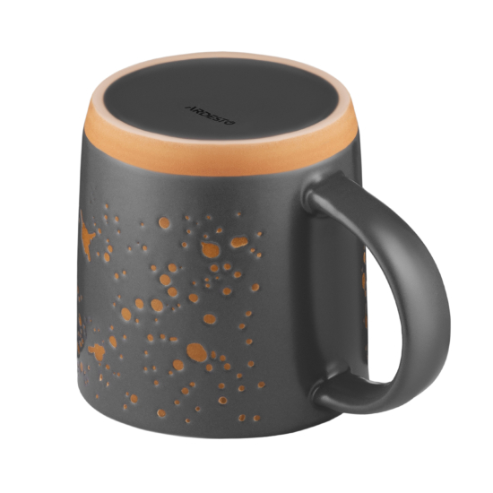 Mug ARDESTO Alda, 365ml, ceramics, gray