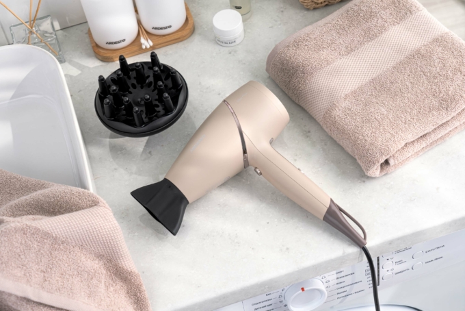 Hair Dryer ARDESTO Pearl Cream HD-Y701PERL, 1750-2100W, 3 speeds, 3 heat setting, beige