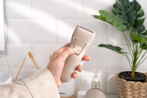 Epilator ARDESTO 2in1 Pearl Cream LESH-Y700PERL, accumul., tweezers.-18, dry, nozzles-2, beige